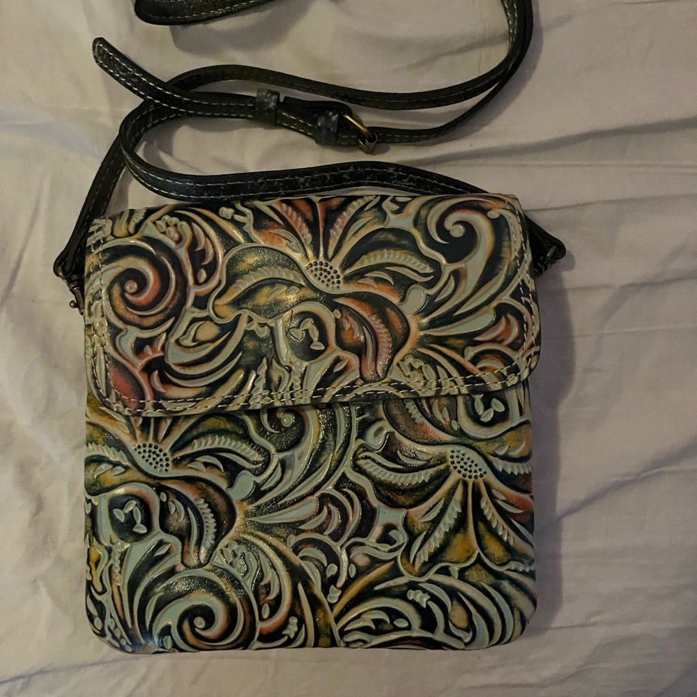 Leather cross body